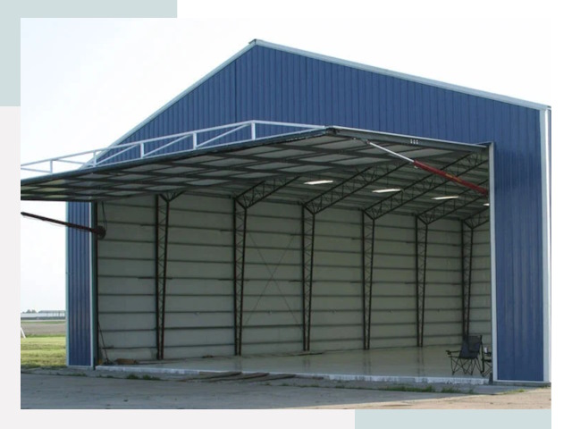 Прямо стенные ангары в Богородицке