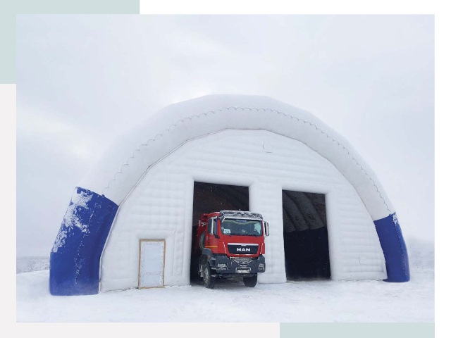 Мобильные ангары в Богородицке