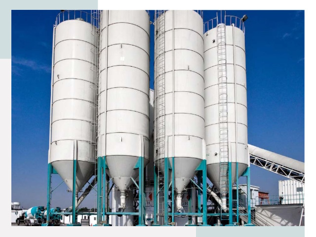 Строительство цементных силосов в Богородицке