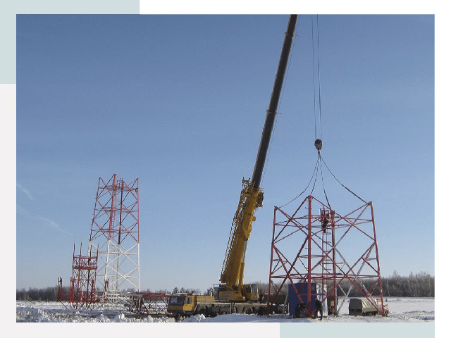 Монтаж вышек связи в Богородицке