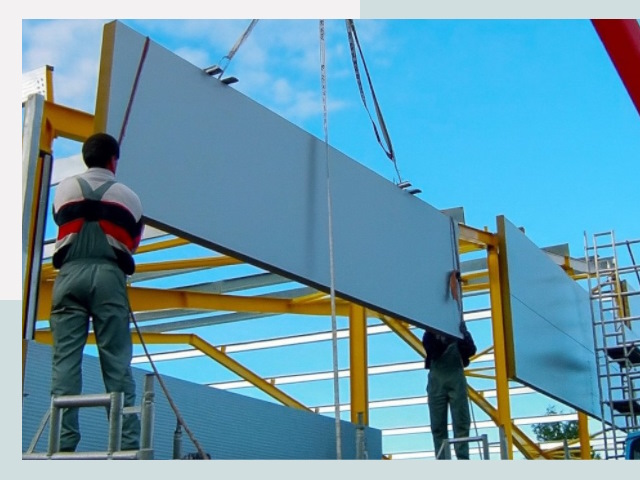 Монтаж сэндвич-панелей в Богородицке от 641 руб.